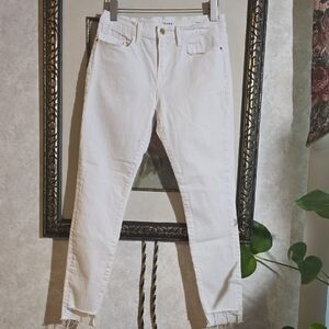 Frame Denim White Le Skinny de Jeanne.